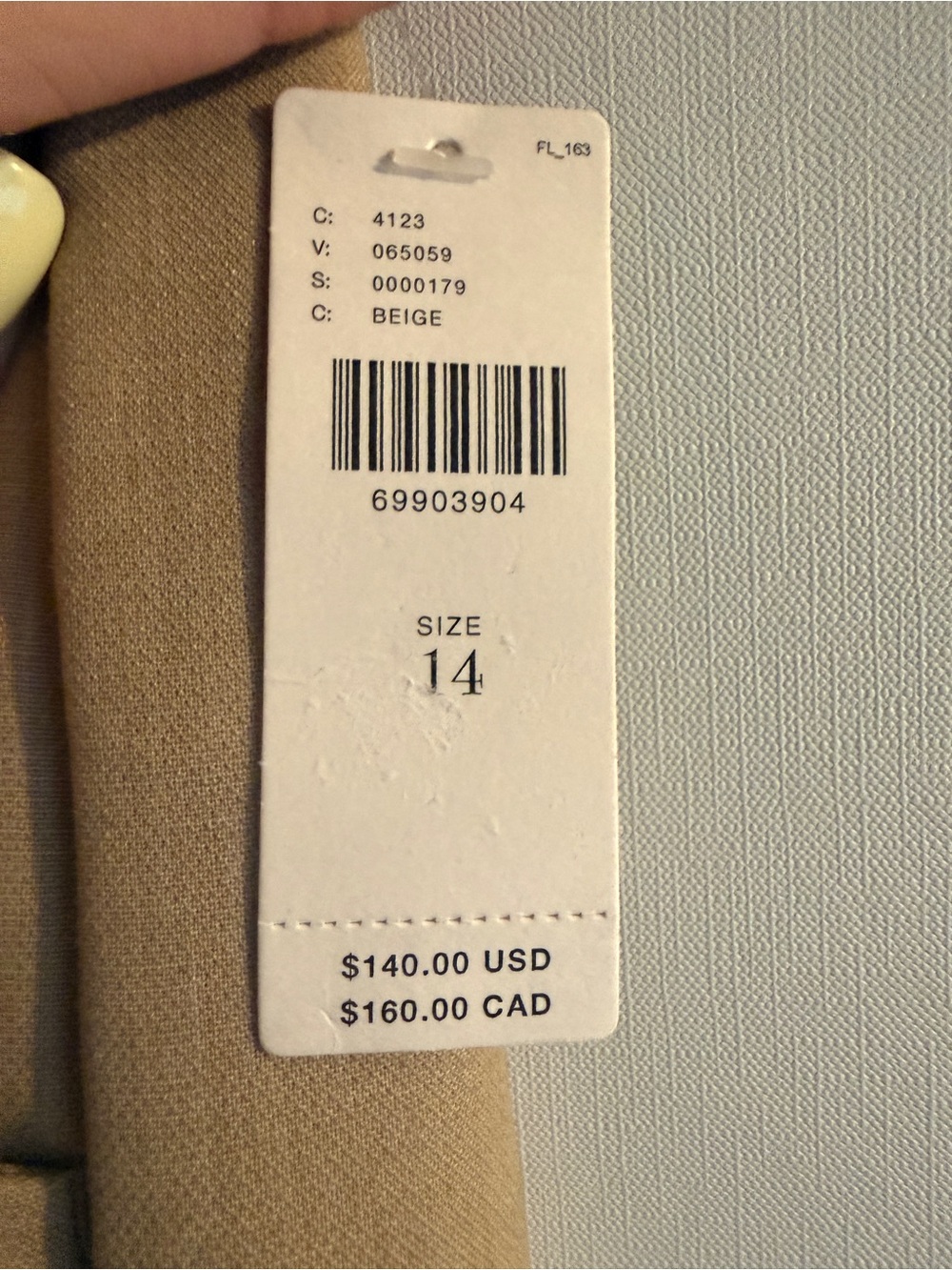 Maeve Anthropologie NWT Wide Leg Trouser Pants Beige High Rise Pleated Size 14 - Picture 4 of 10